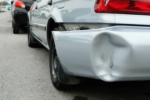 What to do after a minor bumper hit
